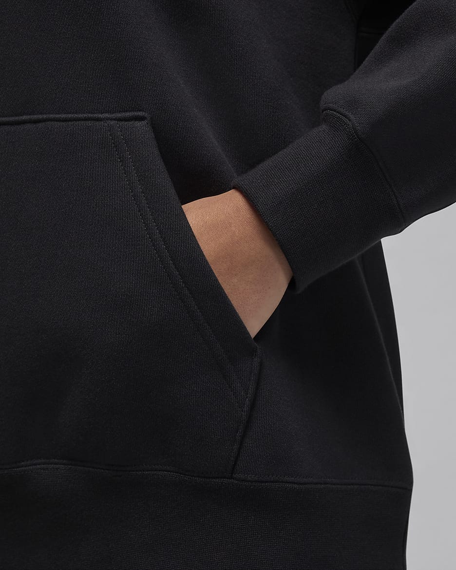 Jordan Flight Fleece Saten Astarl Kapu onlu Kad n Sweatshirt u. Nike TR